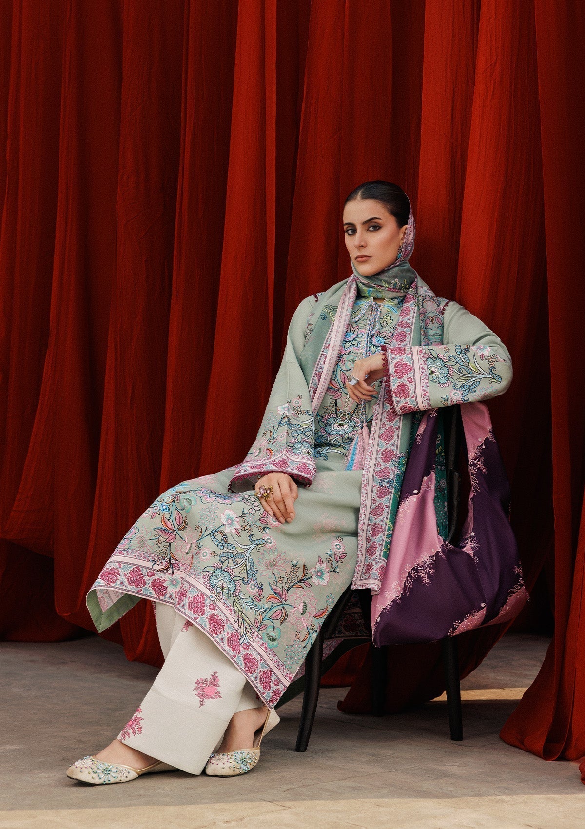 Aik Atelier | Roz Khaddar | AIK ROZ '25 D2 - LOOK 06