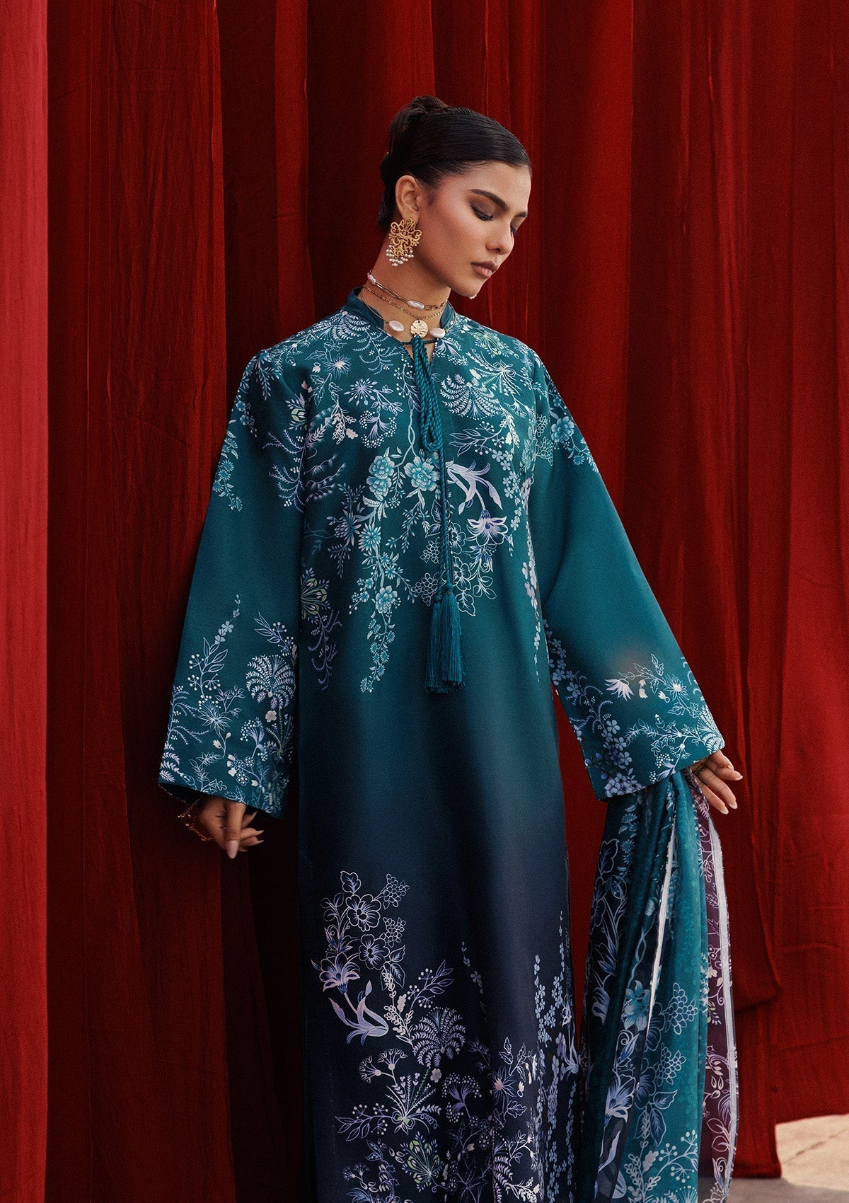 Aik Atelier | Roz Khaddar | AIK ROZ '25 D2 - LOOK 07