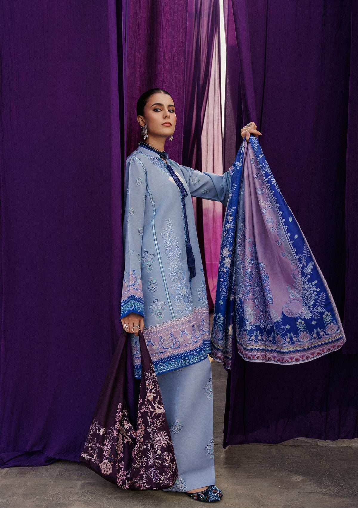 Aik Atelier | Roz Khaddar |  AIK ROZ '25 D2 - LOOK 08