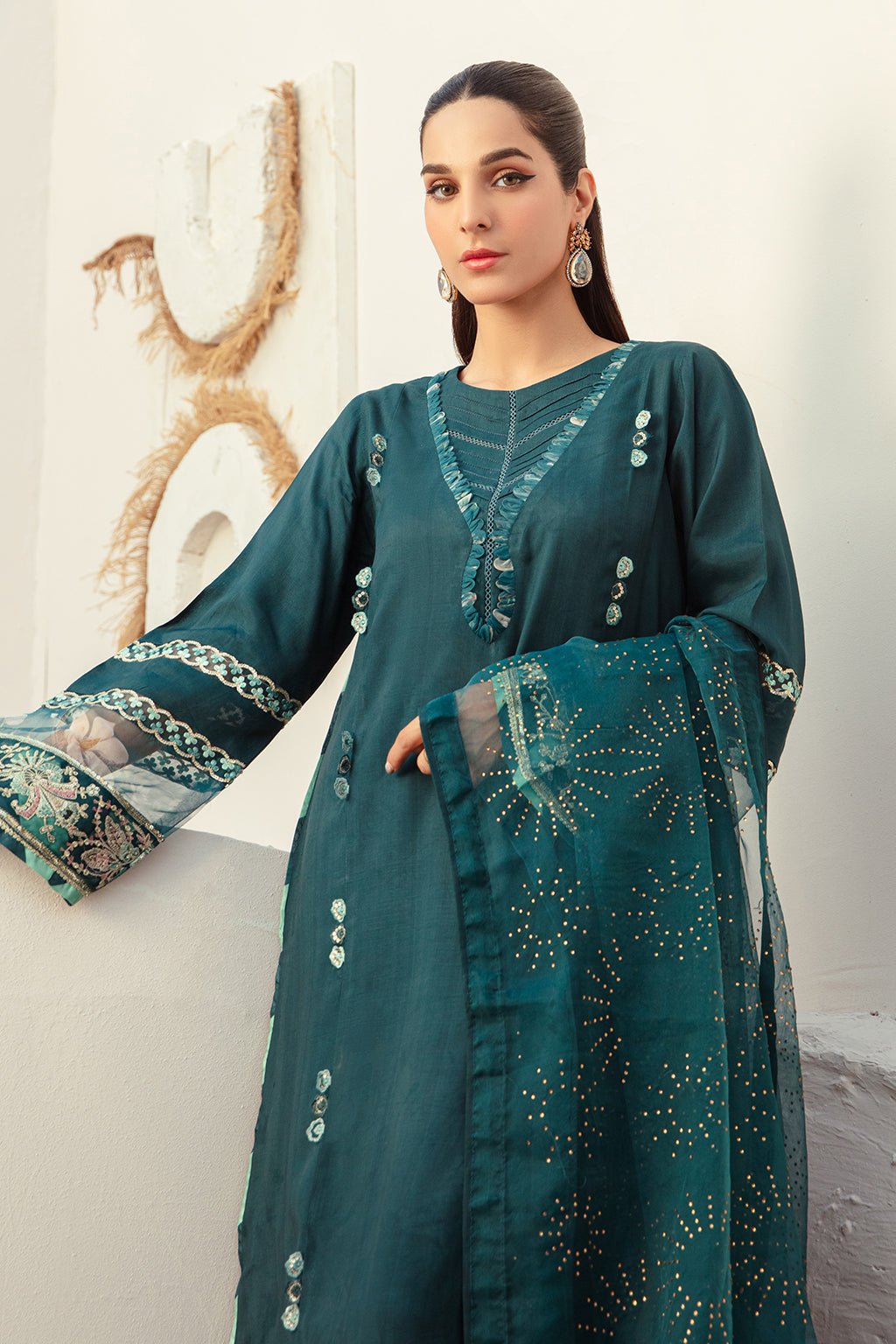 AJR Couture | Basic Pret 24 | SAPPHIRE SPLASH