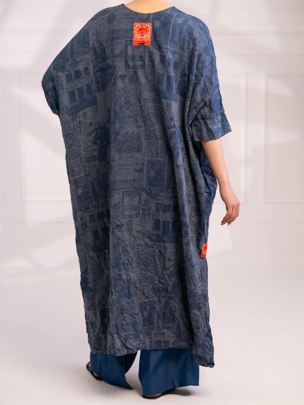 Almirah | Tale of heritage | Blue Denim Kurti - AL-LK-1077