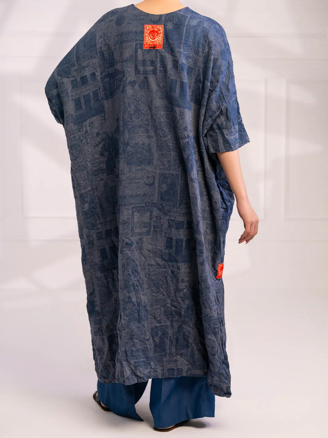 Almirah | Tale of heritage | Blue Denim Kurti - AL-LK-1077