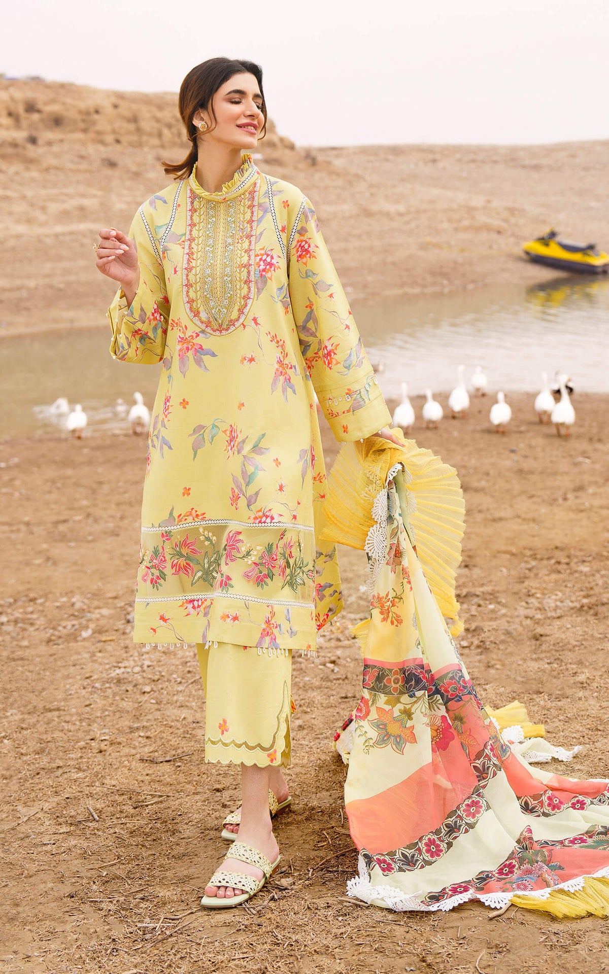 Asifa and Nabeel | Meraki Summer 24 | ORCHID-U141M007 - House Of Anaya