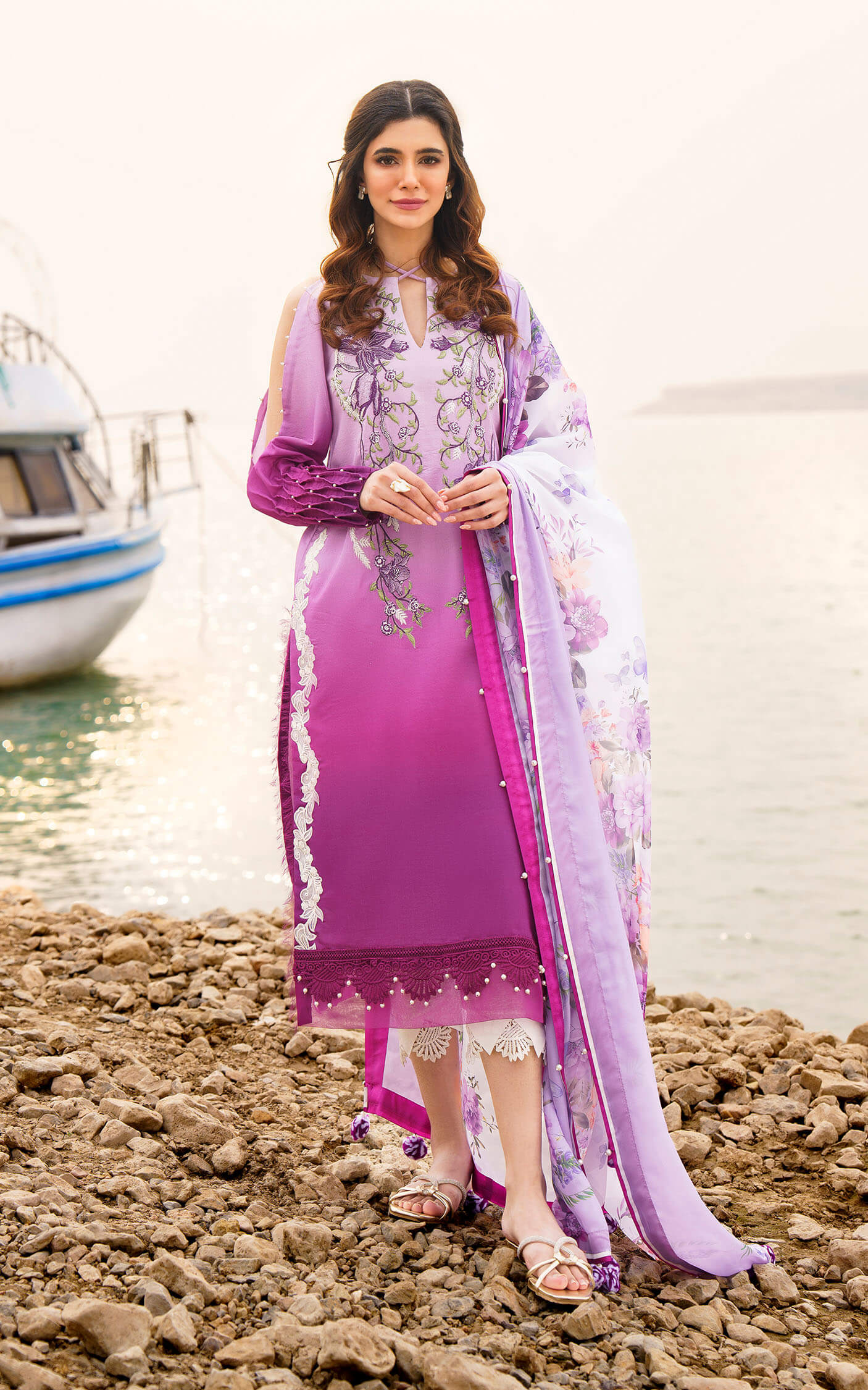 Asifa and Nabeel | Meraki Summer 24 | CALLA-U141M018 - Riwayat-e-Khas