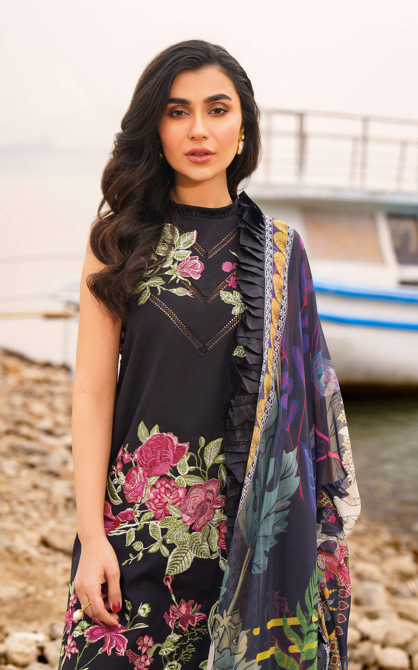 Asifa and Nabeel | Meraki Summer 24 | DAPHNE-U141M019 - Riwayat-e-Khas