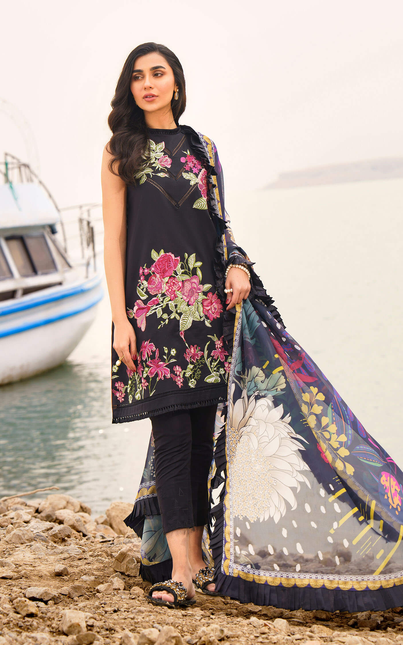 Asifa and Nabeel | Meraki Summer 24 | DAPHNE-U141M019 - Riwayat-e-Khas