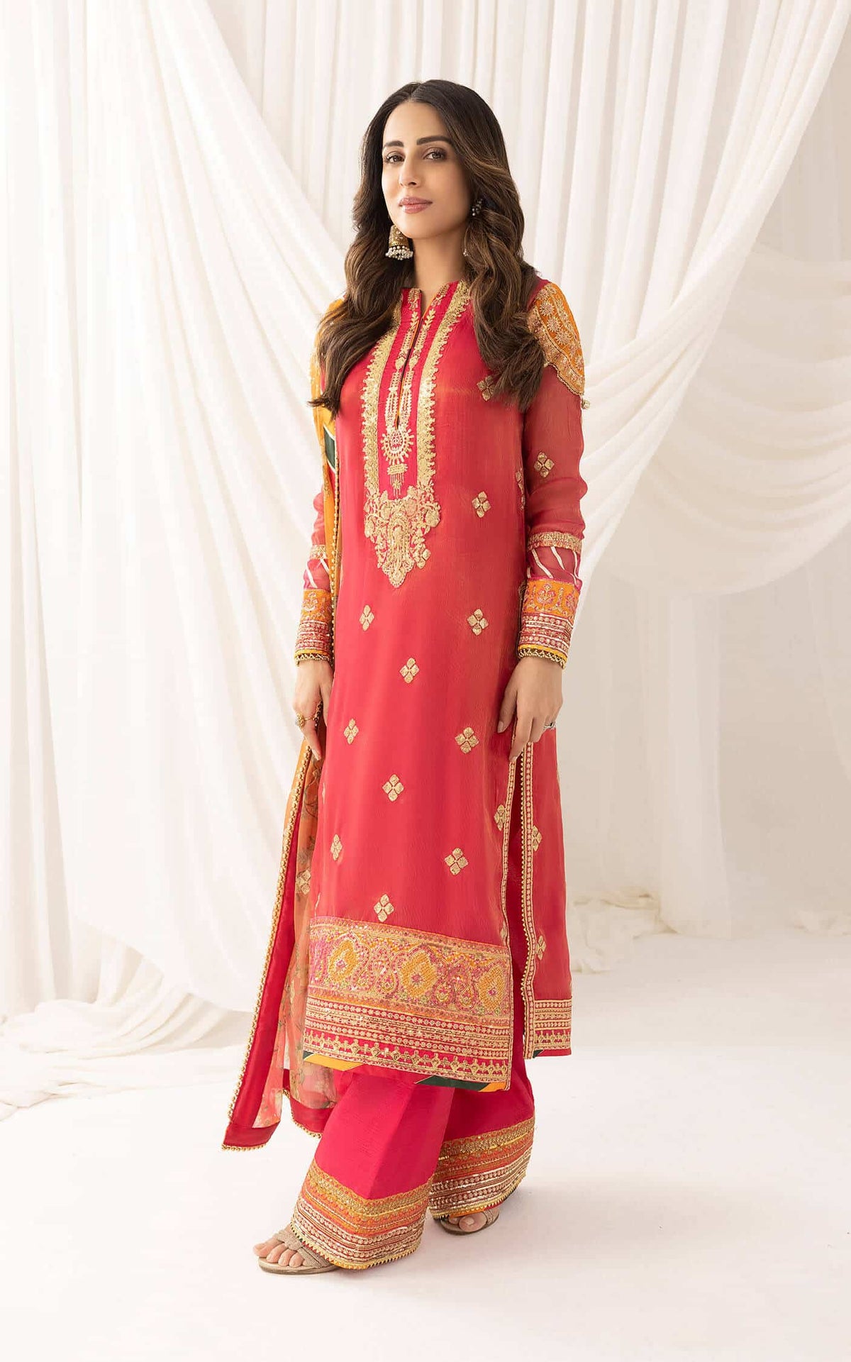 Asifa and Nabeel | Barasti Festive 23 | Sunehri (ANB-04) - House Of Anaya