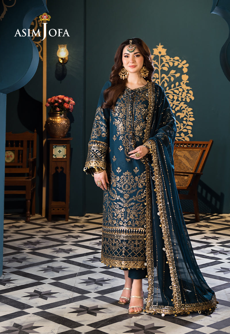 Asim Jofa | Fasana e Ishq Eid Luxury Lawn | AJFI-30 - House Of Anaya