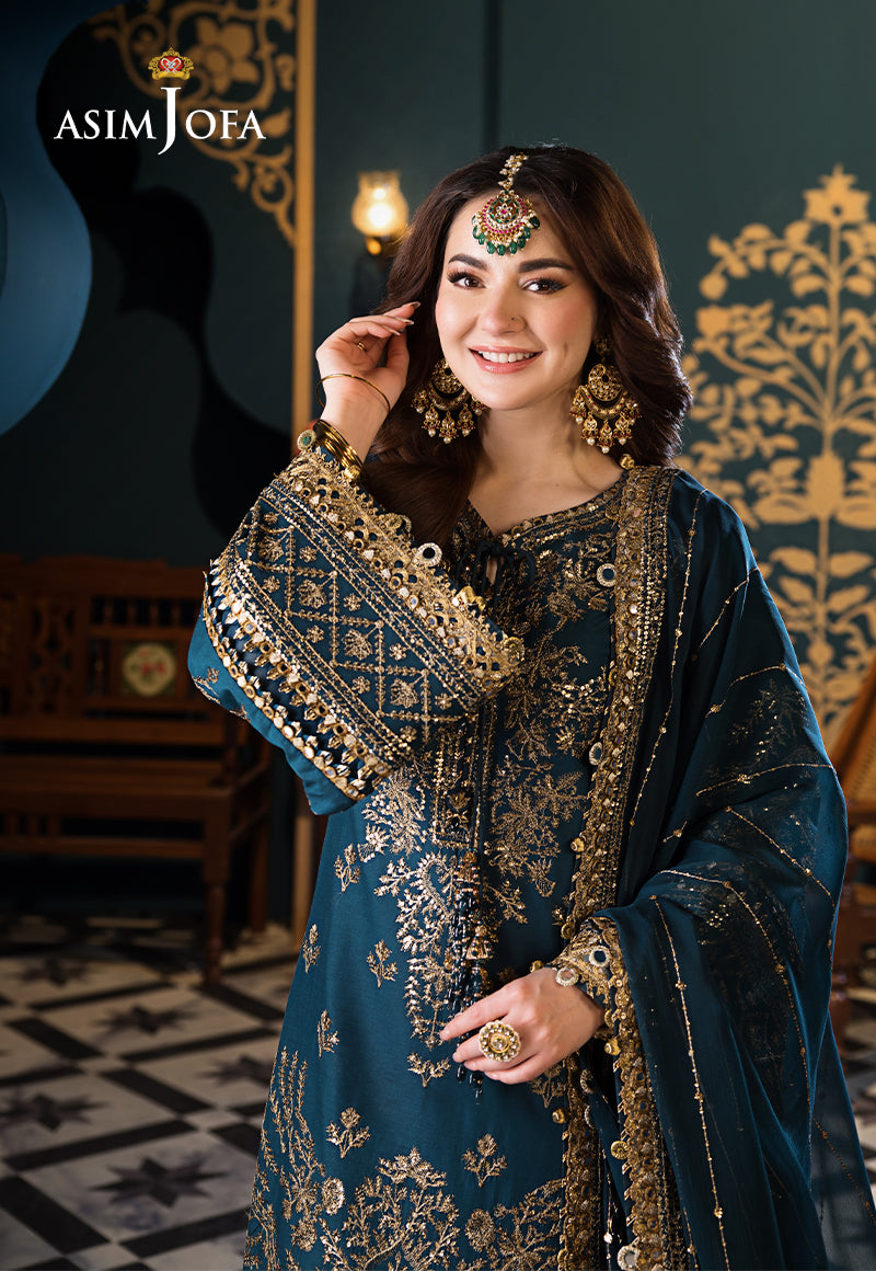 Asim Jofa | Fasana e Ishq Eid Luxury Lawn | AJFI-30 - House Of Anaya