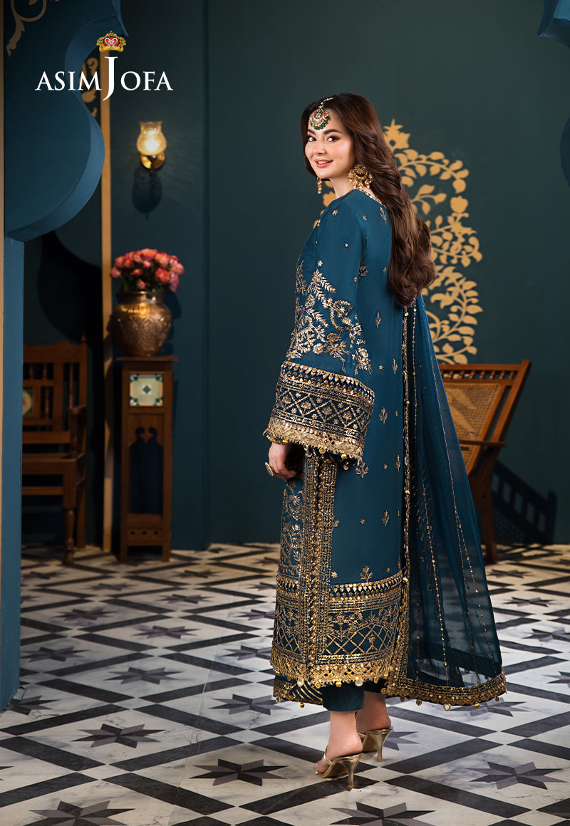 Asim Jofa | Fasana e Ishq Eid Luxury Lawn | AJFI-30 - House Of Anaya