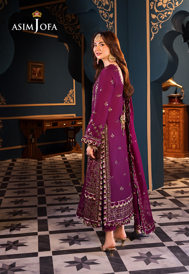 Asim Jofa | Fasana e Ishq Eid Luxury Lawn | AJFI-11 - House Of Anaya