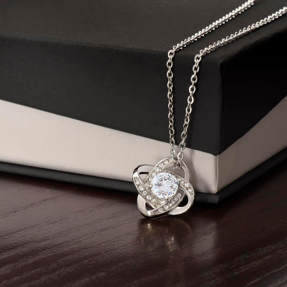 Love Knot Necklace for Valentines , Birthdays and Weddings - Riwayat-e-khas