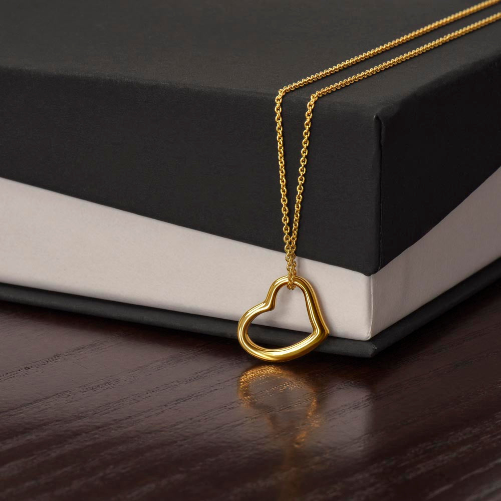 Delicate Heart Necklace - Riwayat-e-khas