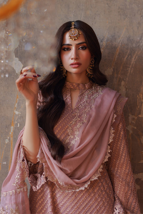 Azure | Ensembles Embroidered Formals | Azalea - Riwayat-e-Khas