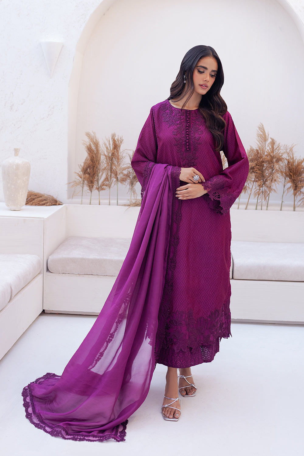 Azure | Ensembles Embroidered Formals | Berry Burst - Riwayat-e-Khas