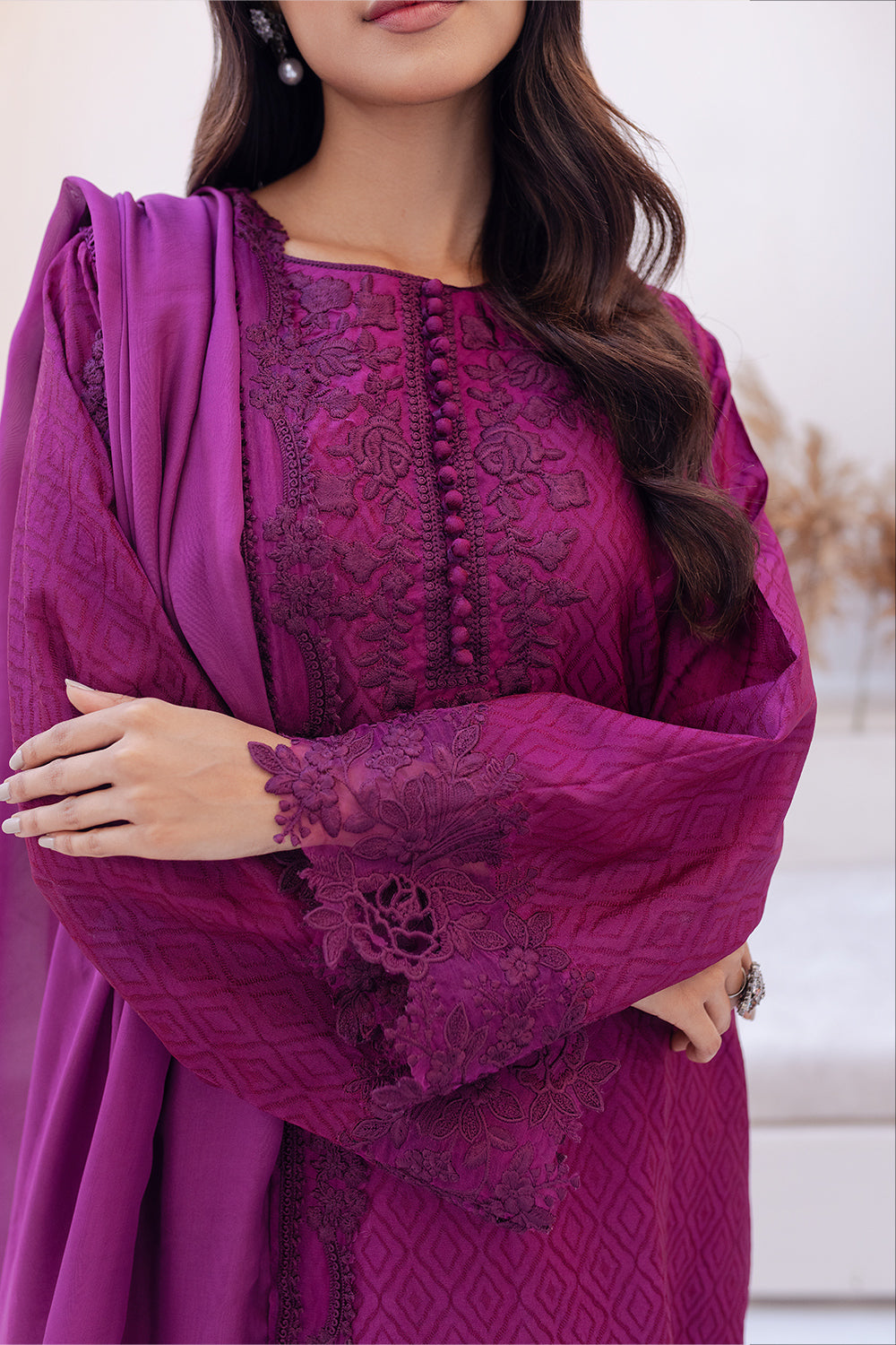 Azure | Ensembles Embroidered Formals | Berry Burst - Riwayat-e-Khas