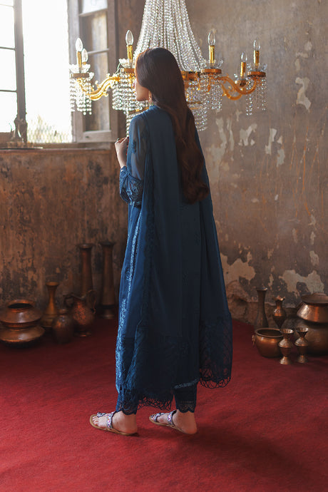 Azure | Ensembles Embroidered Formals | Botanical Bliss - Riwayat-e-Khas