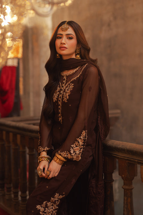 Azure | Ensembles Embroidered Formals | Amber Aura - Riwayat-e-Khas