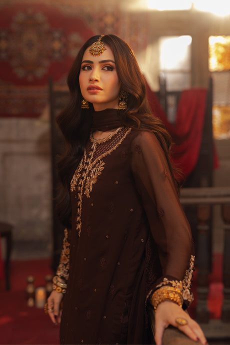 Azure | Ensembles Embroidered Formals | Amber Aura - Riwayat-e-Khas