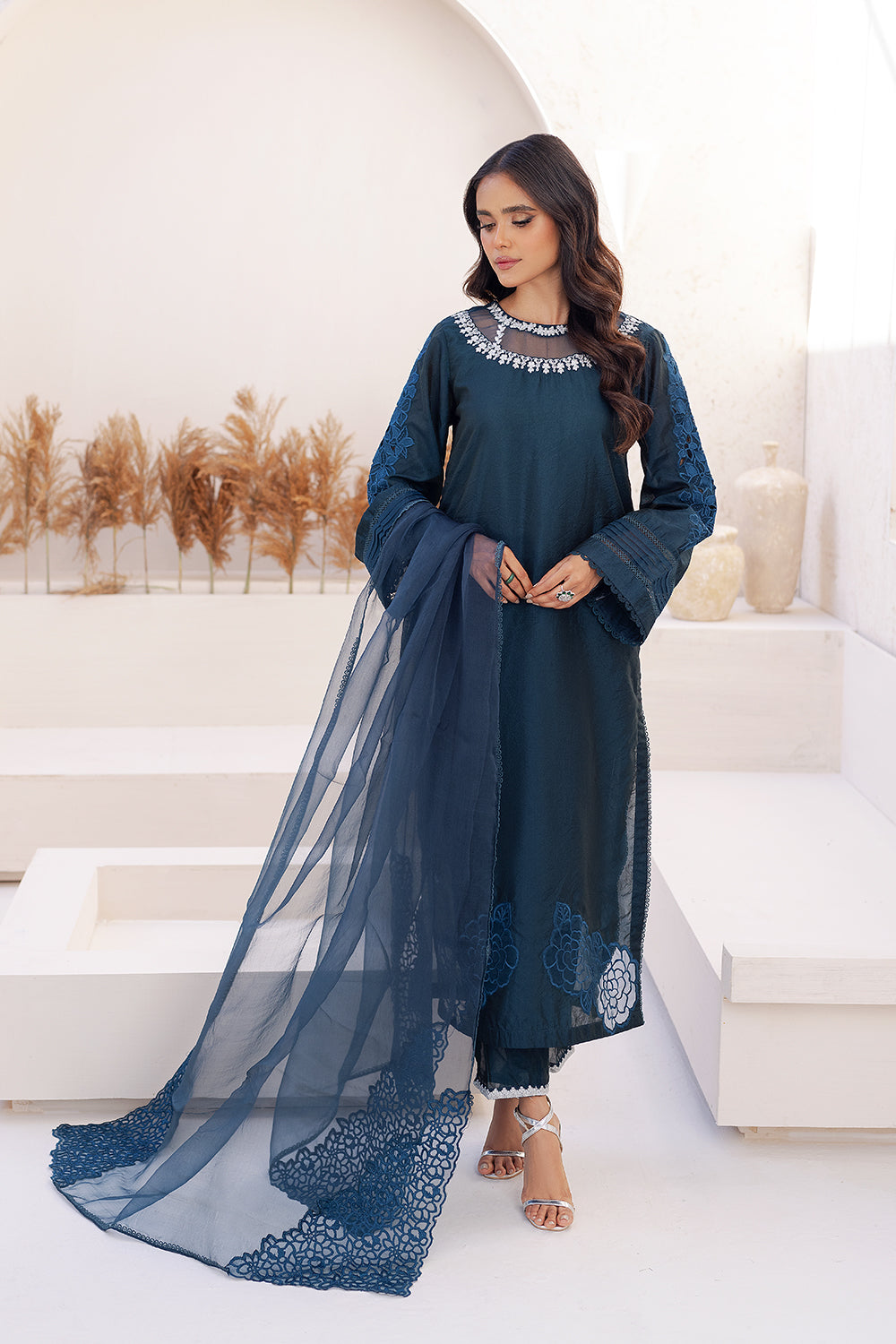 Azure | Ensembles Embroidered Formals | Midnight Storm - Riwayat-e-Khas