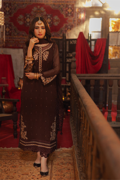 Azure | Ensembles Embroidered Formals | Amber Aura - Riwayat-e-Khas