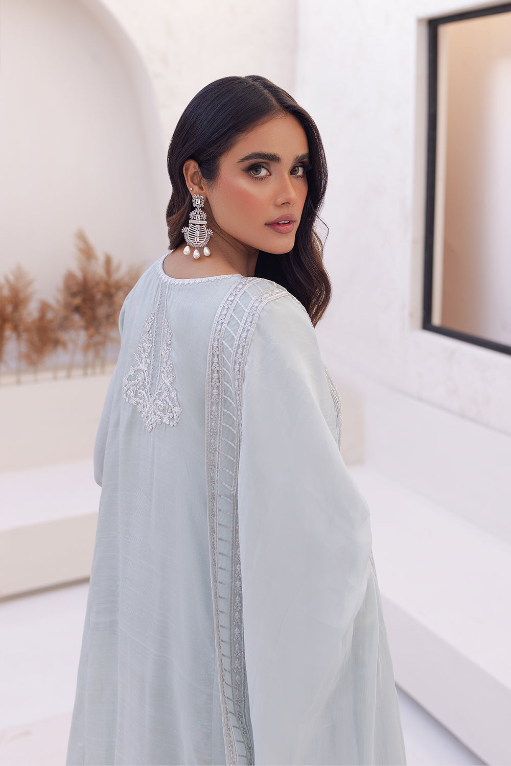 Azure | Ensembles Embroidered Formals | Moss Melody - Riwayat-e-Khas