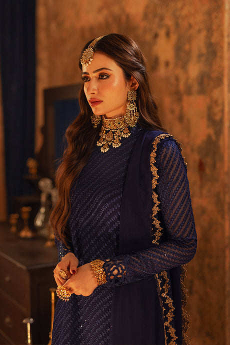 Azure | Ensembles Embroidered Formals | Aqua Serene - Riwayat-e-Khas