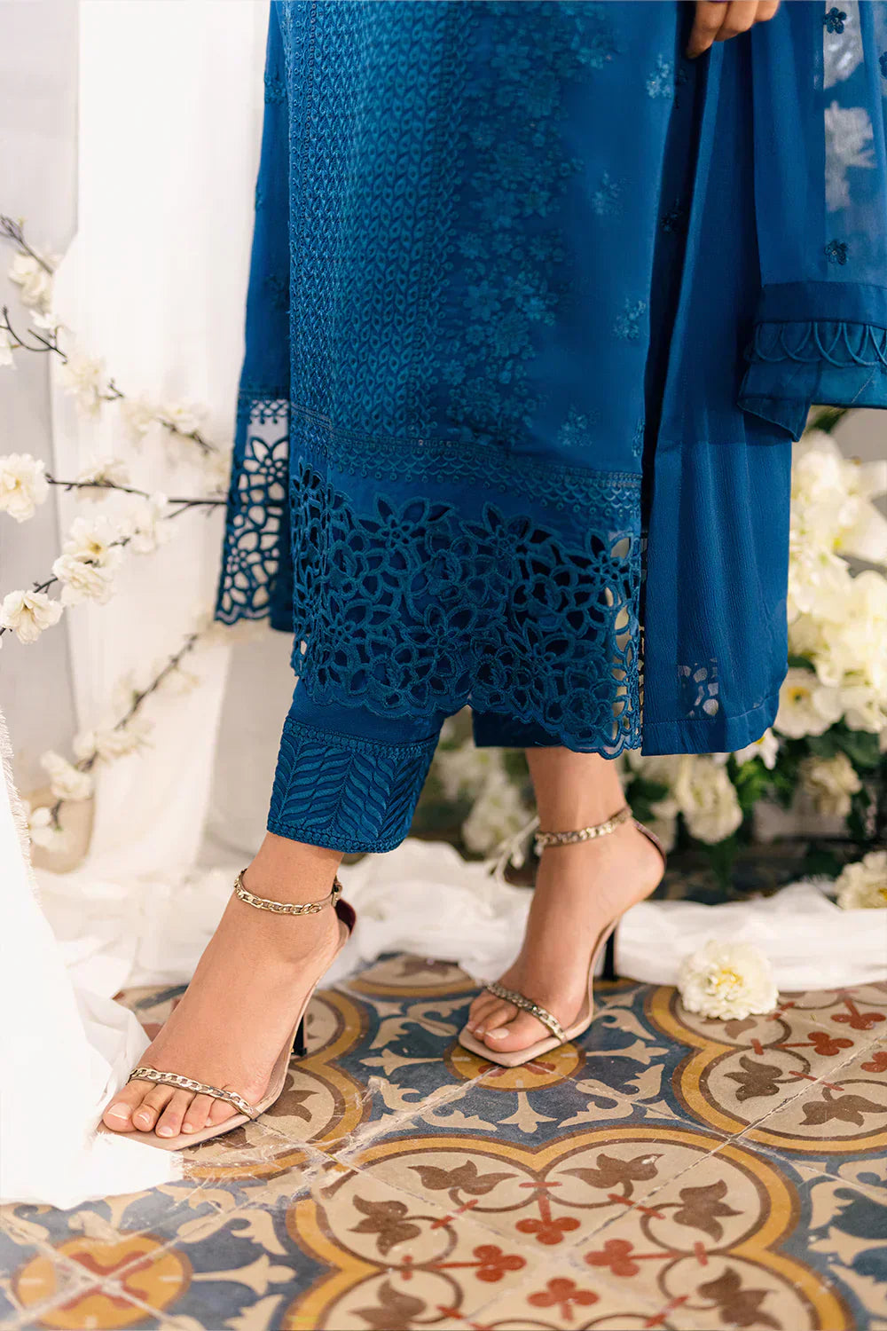 Azure | Ensembles Embroidered Formals | Galactic Glow - Riwayat-e-Khas