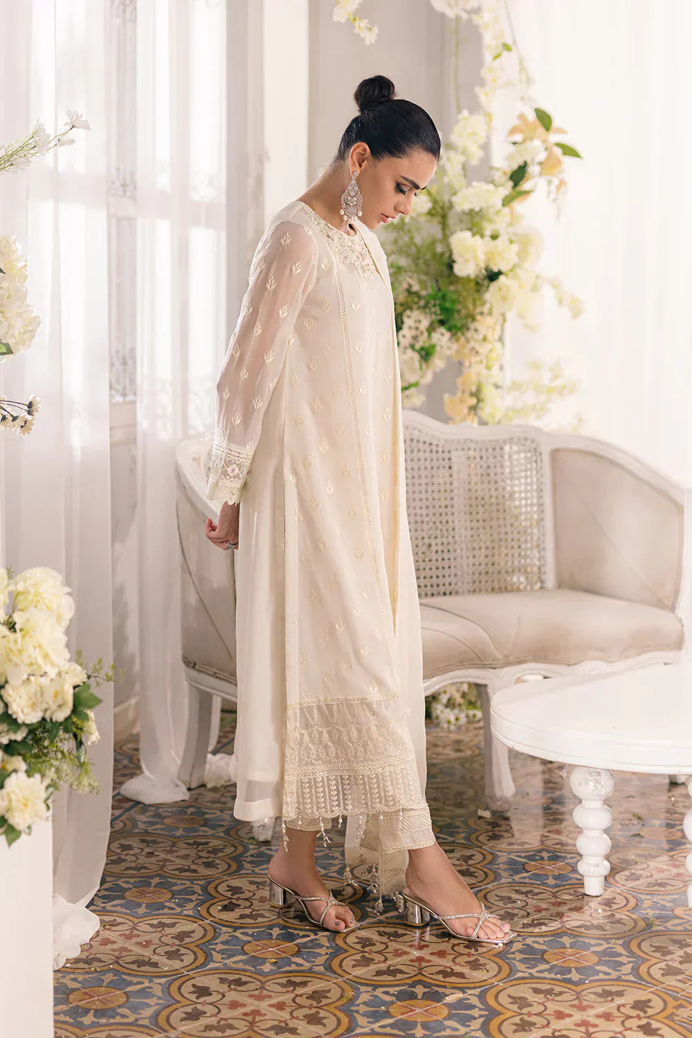 Azure | Ensembles Embroidered Formals | Angelic Frost - Riwayat-e-Khas