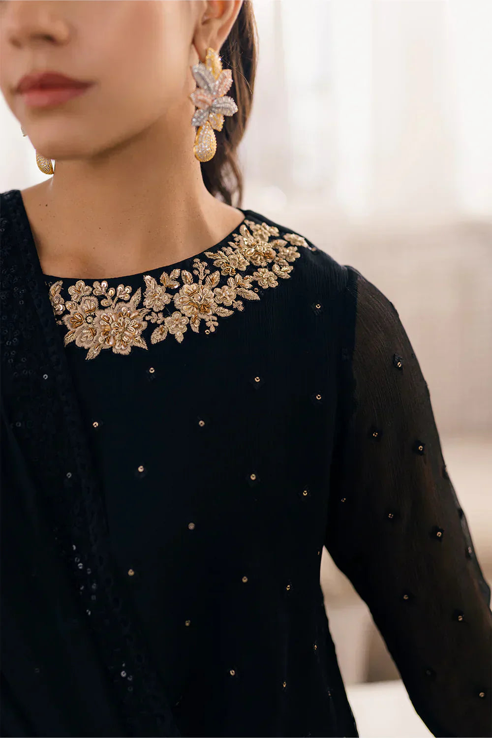 Azure | Ensembles Embroidered Formals | Midnight Glow - Riwayat-e-Khas