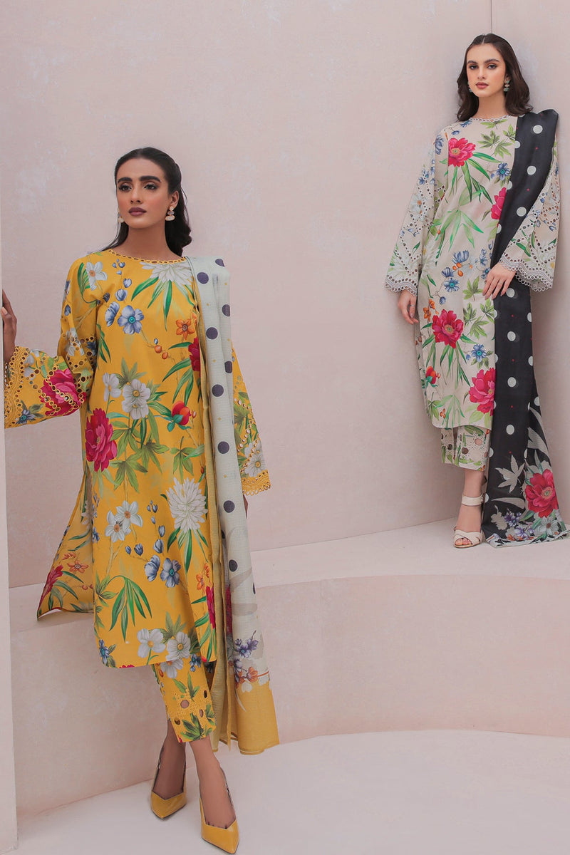 Baroque | Lawn Collection 24 | UF-332 - House Of Anaya