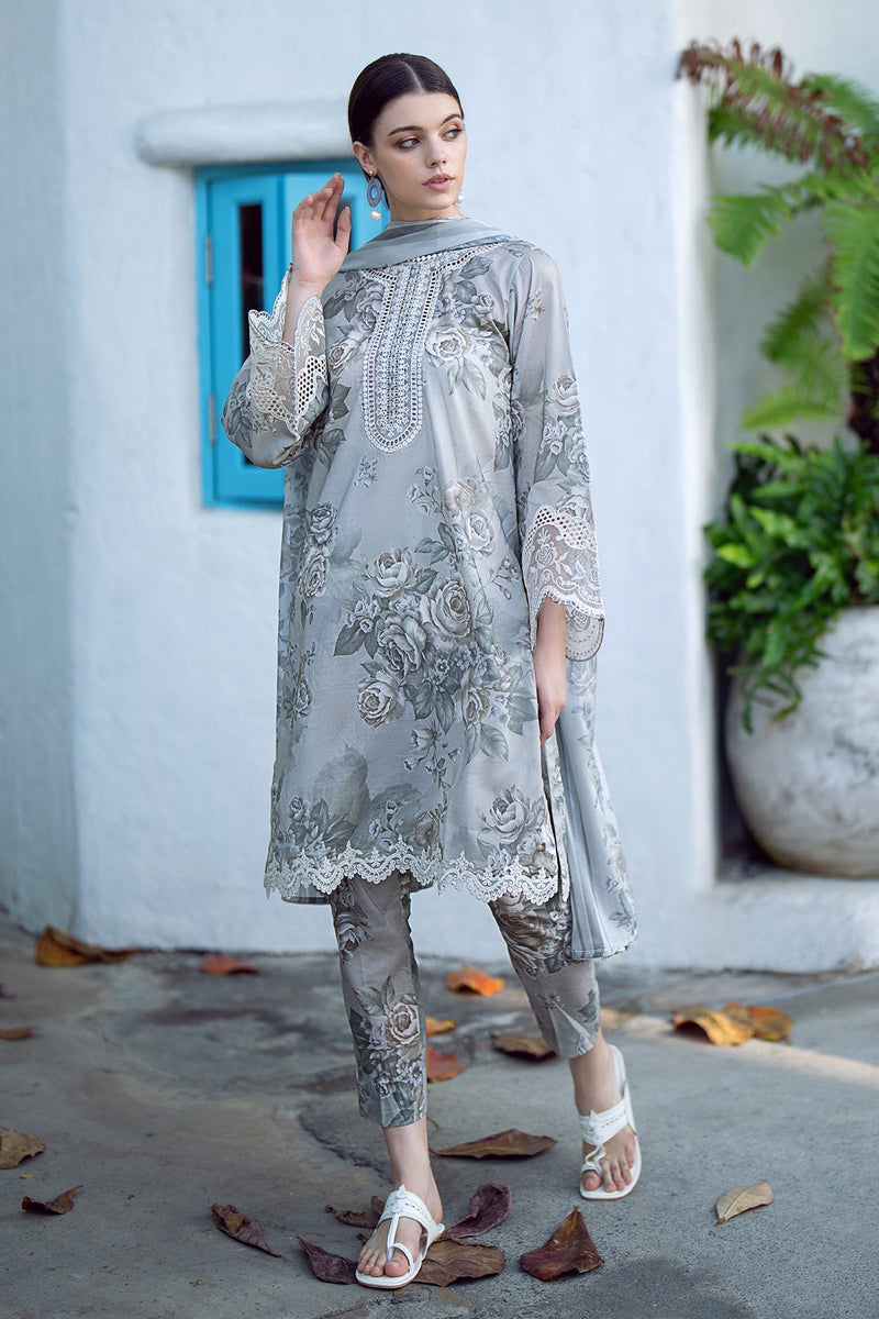 Baroque | Lawn Collection 24 | UF-557 - House Of Anaya