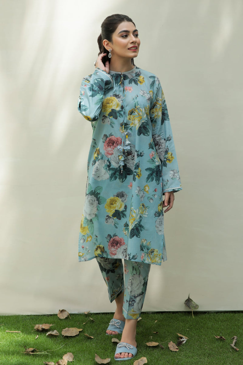 Baroque | Lawn Collection 24 | UF-211 - House Of Anaya