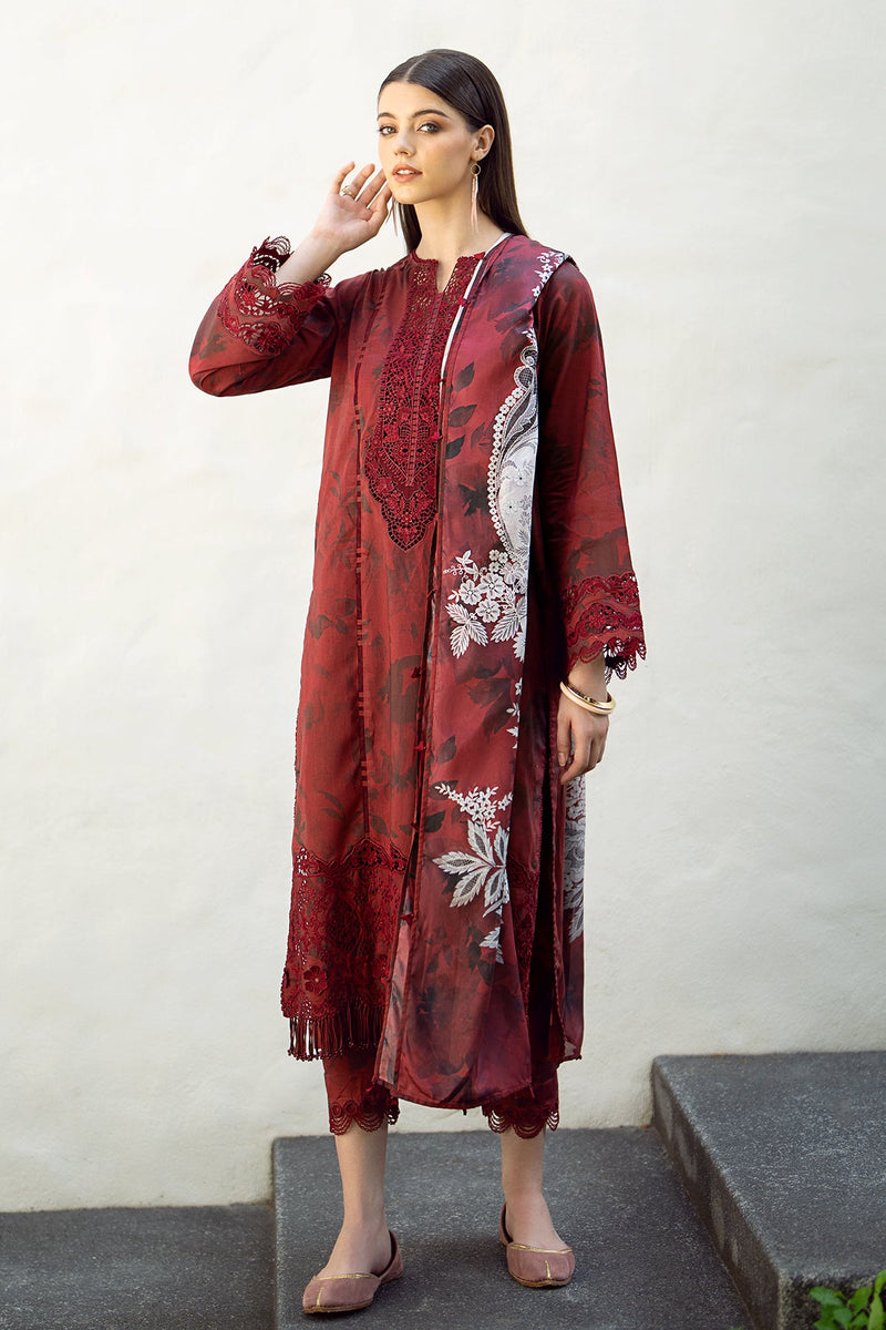 Baroque | Lawn Collection 24 | UF-545 - House Of Anaya