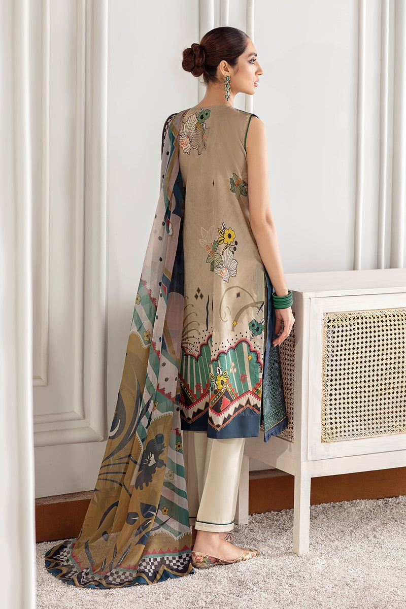 Baroque | Lawn Collection 24 | FL21-D1 - House Of Anaya