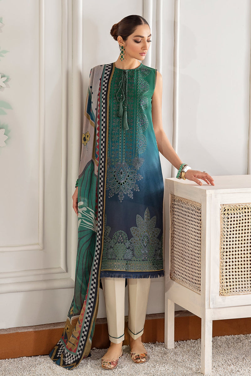 Baroque | Lawn Collection 24 | FL21-D1 - House Of Anaya