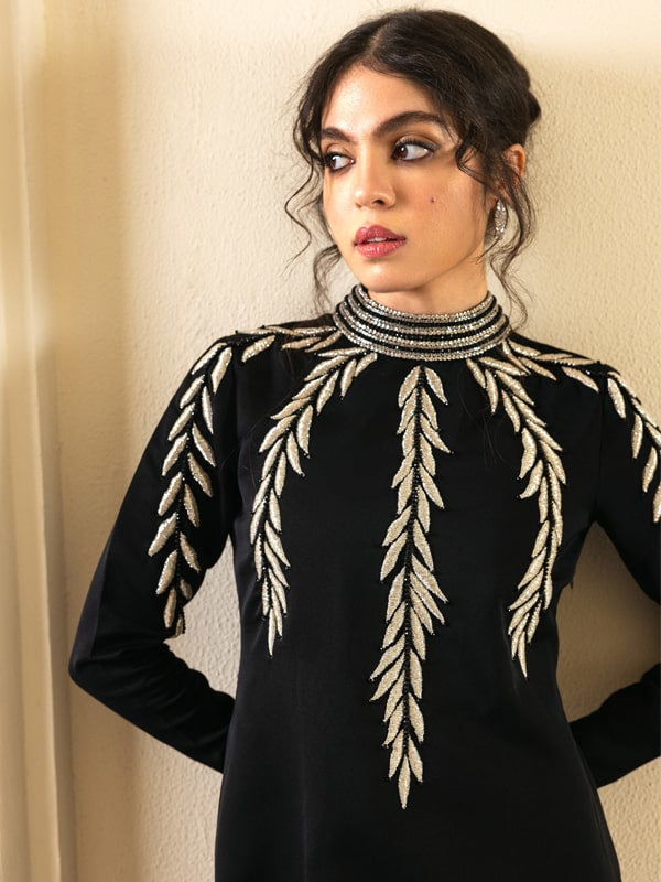 Caia | Mahiri Luxury Edit24 | VIVACIE (Black) - Riwayat-e-Khas