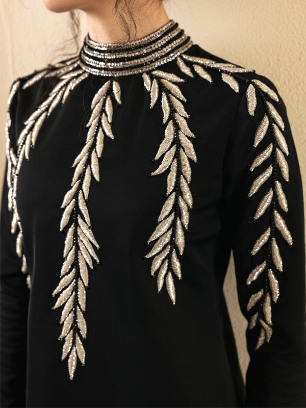 Caia | Mahiri Luxury Edit24 | VIVACIE (Black) - Riwayat-e-Khas
