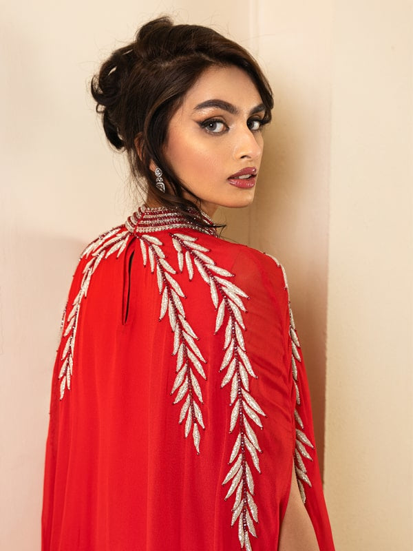 Caia | Mahiri Luxury Edit24 | VIVACIE (RED) - Riwayat-e-Khas