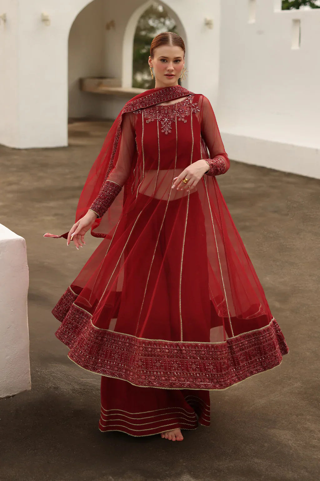 Iznik | Chinon Chiffon | CC-67 Embroidered Net