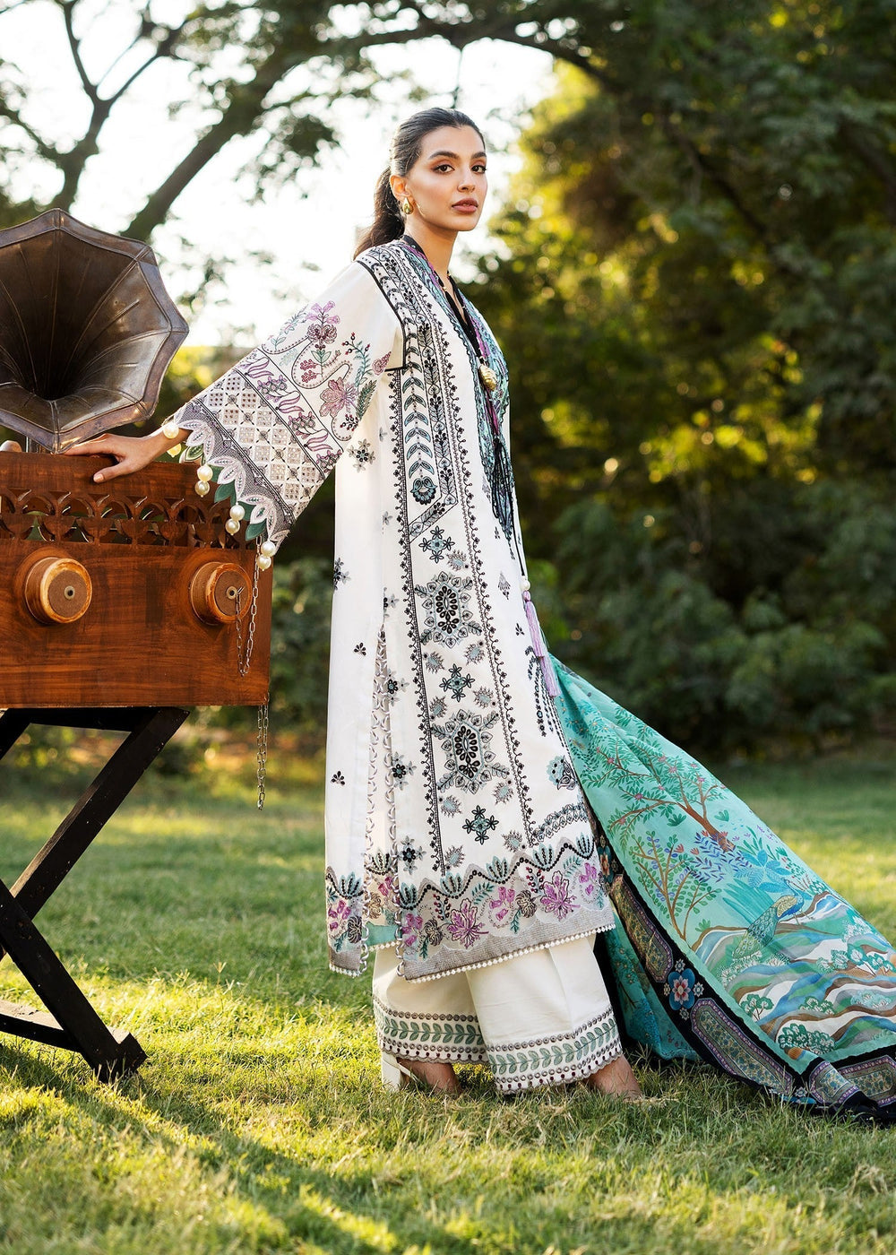Sadaf Fawad Khan | Siraa Lawn 25 | PALM ISLAND - B - Riwayat-e-Khas