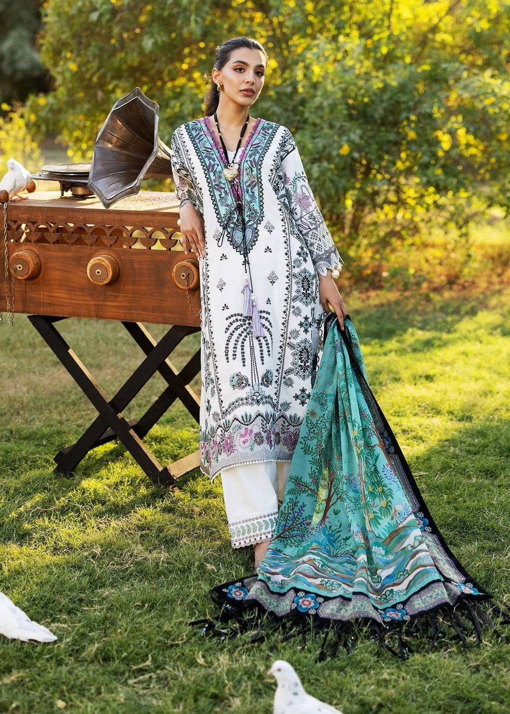 Sadaf Fawad Khan | Siraa Lawn 25 | PALM ISLAND - B - Riwayat-e-Khas