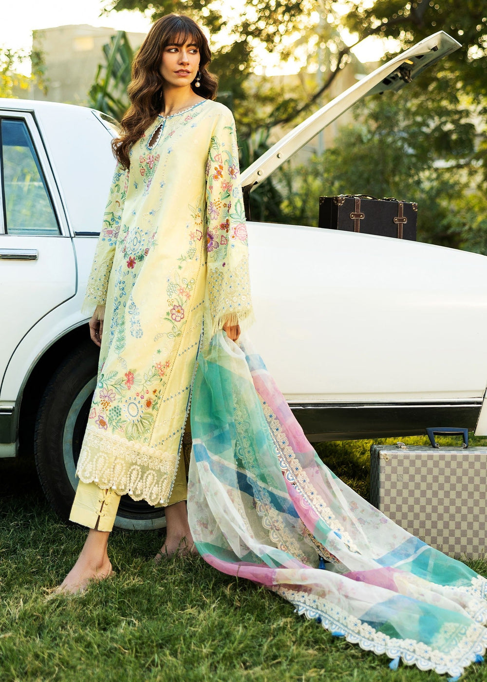 Sadaf Fawad Khan | Siraa Lawn 25 | MID SUMMER EVENING - B - Riwayat-e-Khas