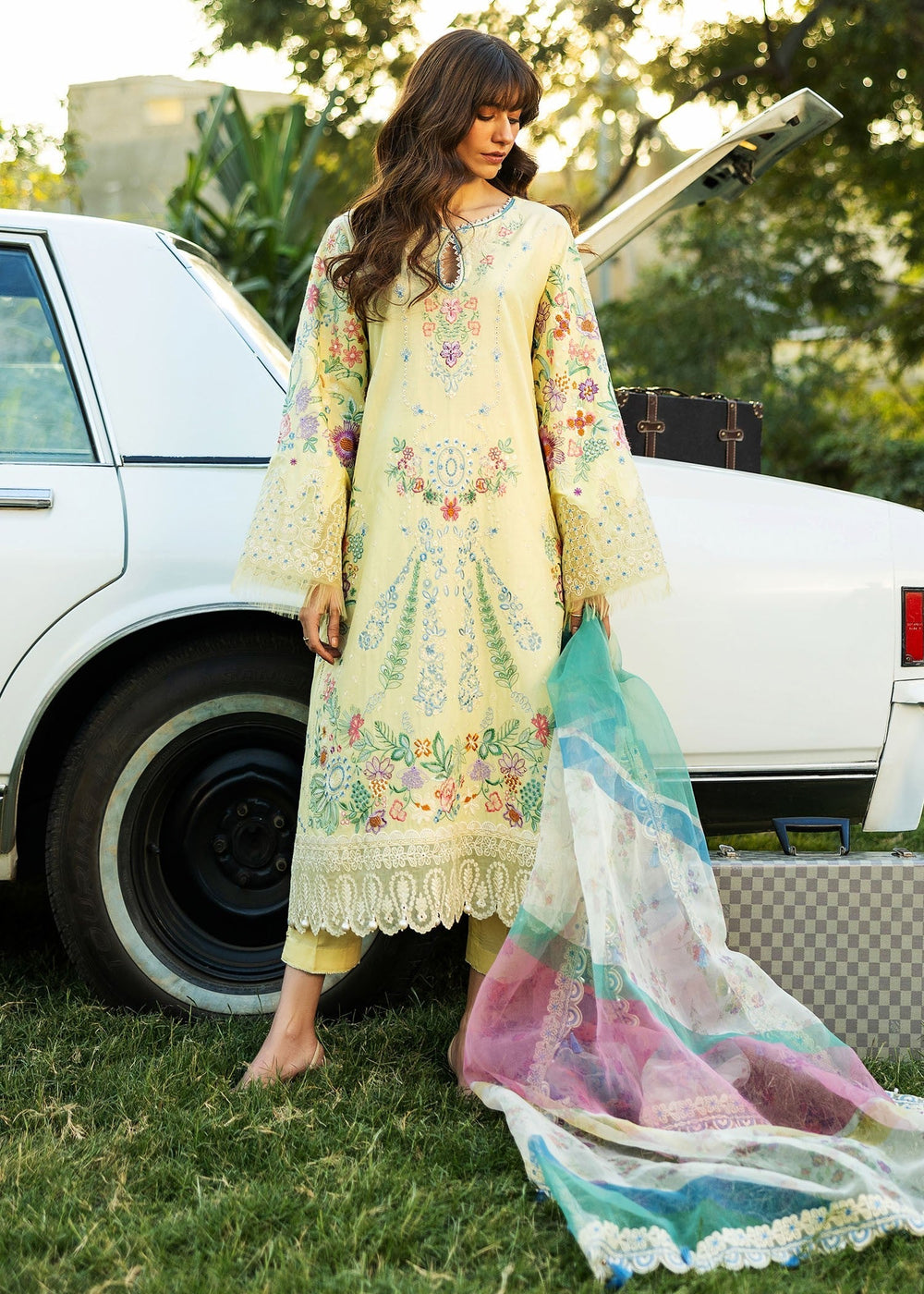 Sadaf Fawad Khan | Siraa Lawn 25 | MID SUMMER EVENING - B - Riwayat-e-Khas