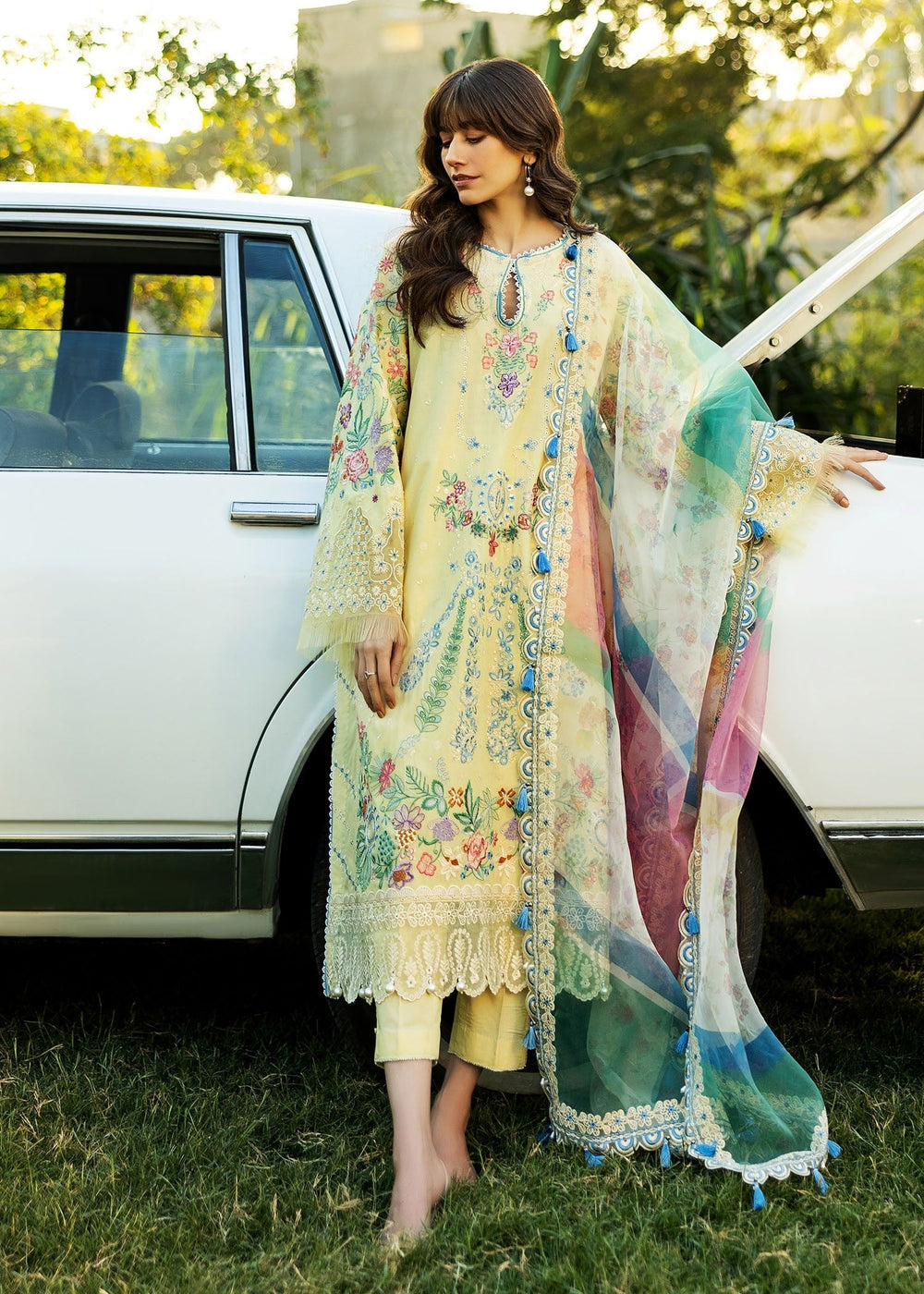 Sadaf Fawad Khan | Siraa Lawn 25 | MID SUMMER EVENING - B - Riwayat-e-Khas