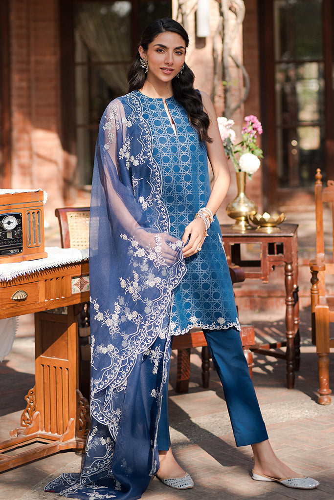 Cross Stitch | Eid Lawn 24 | ANTIQUE ROYAL - House Of Anaya