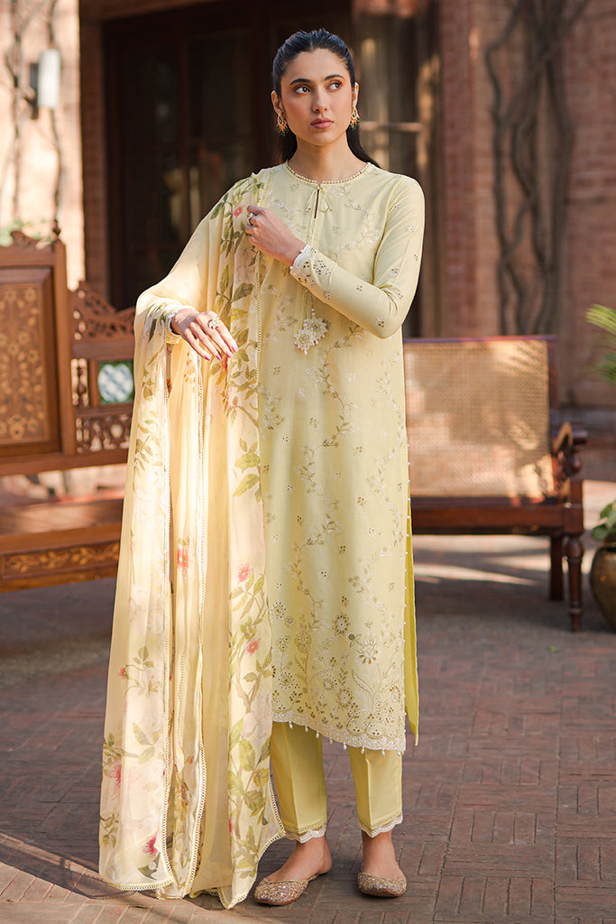 Cross Stitch | Eid Lawn 24 | SAPID FOLIATE - House Of Anaya