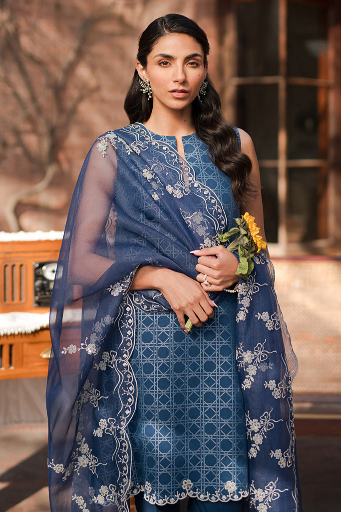 Cross Stitch | Eid Lawn 24 | ANTIQUE ROYAL - House Of Anaya