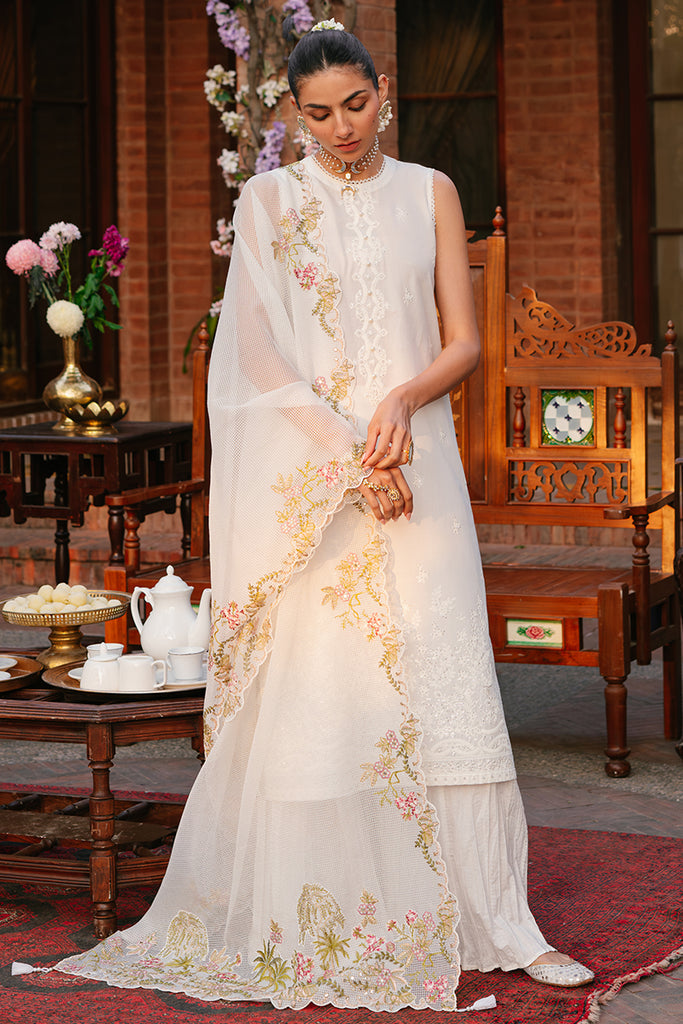 Cross Stitch | Eid Lawn 24 | SYLVAN FLARE - House Of Anaya