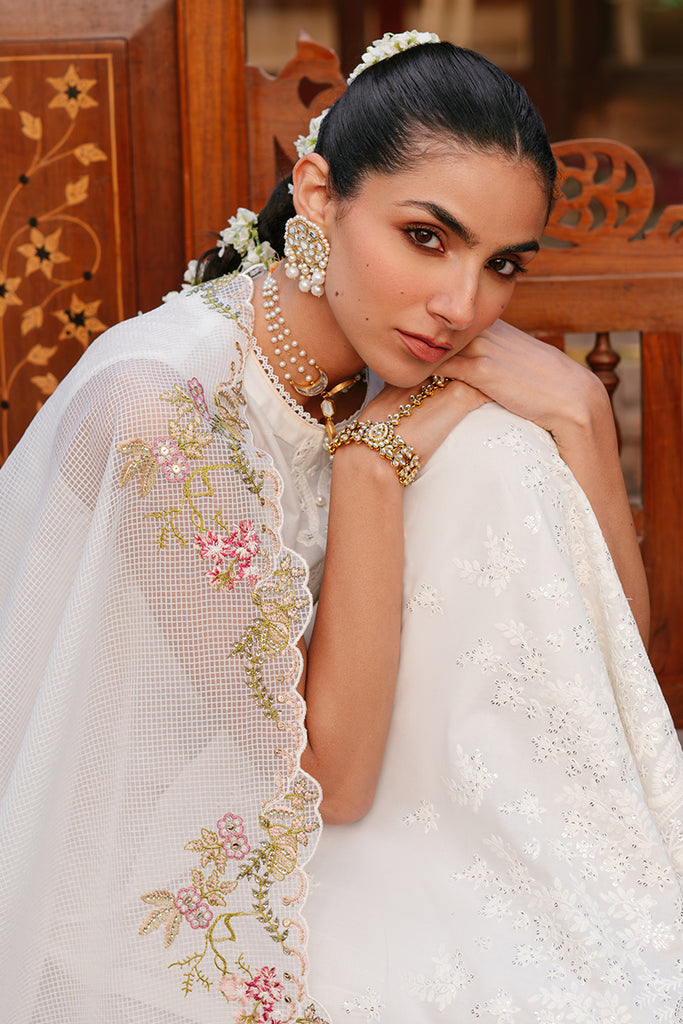 Cross Stitch | Eid Lawn 24 | SYLVAN FLARE - House Of Anaya